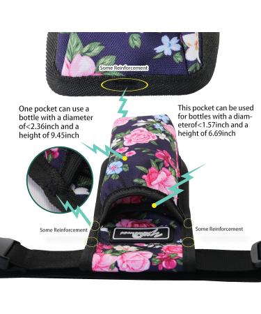 Massage Bottle Bag | Massage Oil Holster for Therapists | YR-1KD-MuDan - Buy Online on GoSupps.com