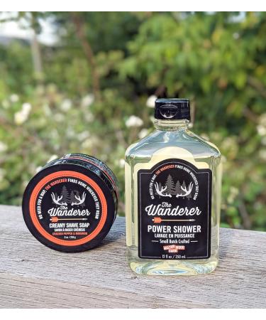 Walton Wood Farm Creamy Shave Soap (The Wanderer) - Vegan-Friendly Paraben-Free | 8 oz | International Shipping Available - Buy Online on GoSupps.com