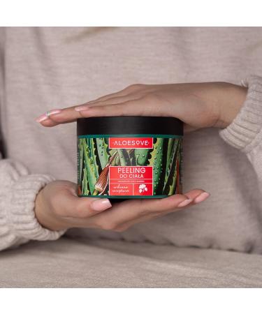 ALOESOVE Body Scrub 245g | Natural Vegan Body Peeling with Organic Aloe Extract | International Shipping - Buy Online on GoSupps.com