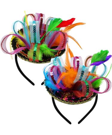 JOYIN Cinco De Mayo Fiesta Sequined Sombrero Headbands - 2 Pack | Taco Party Supplies & Mexican Theme Decorations for Festivals, Carnivals, Luau Events & Photo Props - Buy Online on GoSupps.com