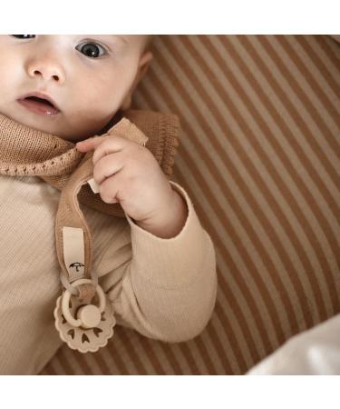 SAGA Copenhagen Pacifier Chain Pala - 100% Organic & Sustainable GOTS-Certified | 2x17cm | International Shipping - Buy Online on GoSupps.com