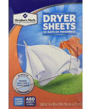 Product of Member's Mark Fabric Softener Sheets (480 ct.) - Fabric Care Bulk Savings  - Buy Online on GoSupps.com