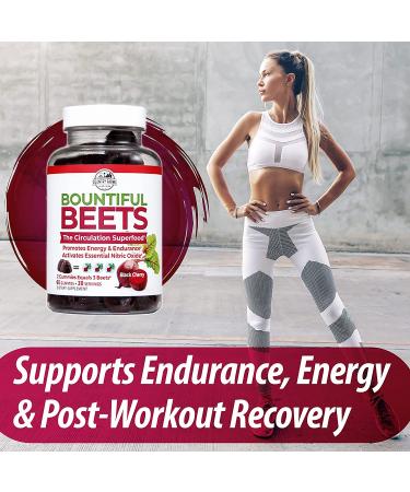 Country Farms Bountiful Beets Gummies - Black Cherry Flavor | 60 Count - Buy Online on GoSupps.com