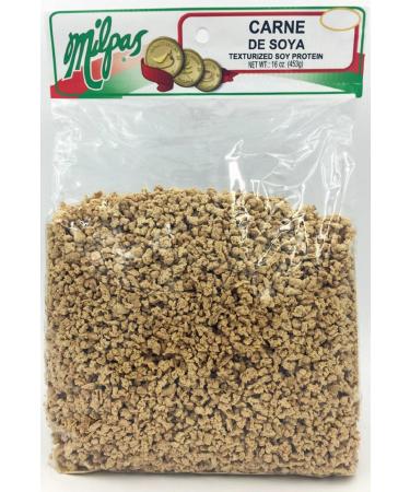 MILPAS Soya Carne Protein, 1 Pound (Pack of 12)