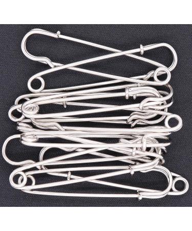 3Inch Large Safety Pins for Clothes Big Safety Pins Heavy Giant Safety Pin  for Fashion, Sewing, Quilting, Blankets, Upholstery, Laundry and Craft 