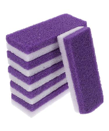 Healifty 6pcs Pumice Stone Feet Hard Skin Callus Remover Scrubber Pedicure Exfoliator Block Foot Care Tool Kit (Purple) As Shown 6 Count (Pack of 1) - Buy Online on GoSupps.com