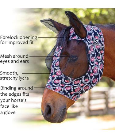 Buy Professionals Choice COB Fly Mask - Comfortable Fit Maximum Protection for Horses | CFM-23 COB (Medium) - Buy Online on GoSupps.com