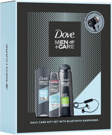 Dove Men + Care Daily Care and Wireless Bluetooth Headphones Gift for men Long Lasting Dove Deodorant For A Clean And Fresh Fragrance with Shower Gel - Buy Online on GoSupps.com