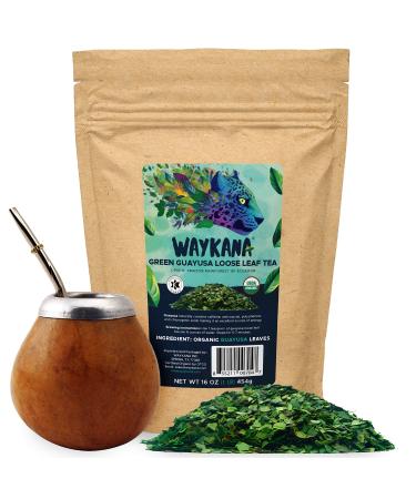 Waykana Green Guayusa Loose Leaf Tea 16 oz ( 454 g)