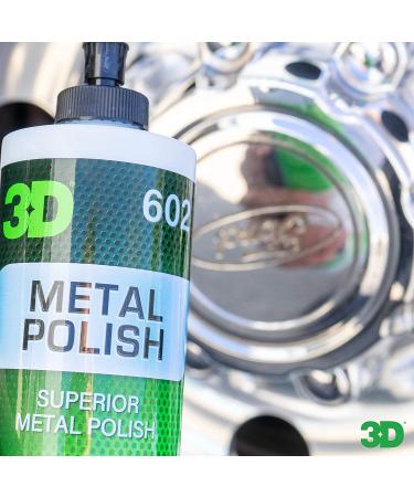 3D Metal Polish - Heavy Duty Multi Purpose Cleaner and Restorer for Metal, Aluminum, Chrome - 16oz - Buy Online on GoSupps.com