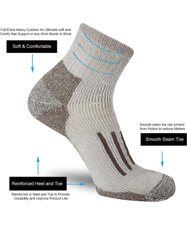 ONKE Merino Wool Low Cut Socks for Men - Outdoor Trail Running Hiking | Moisture Wicking Control | All Season Quarter Socks - Mixcolor1 10-13 - Buy Online on GoSupps.com