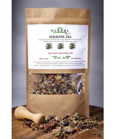 Alkaline Tea Detox Complex Herbal Tea 50g Sarsaparilla Burdock Dandelion PH Balance Herbal Remedies by J.
