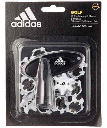 adidas 2017 Golf ThinTech EXP Cleat 20 Pins Pack Golf Shoe Spikes + Free Wrench White - Buy Online on GoSupps.com