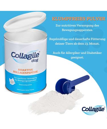 Collagile Dog - Bioactive Collagen Peptides for Dogs | 450g (2 x 225g) | Premium Pet Supplement - International Shipping - Buy Online on GoSupps.com