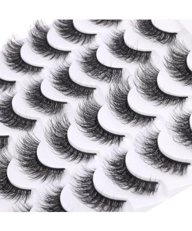 HeyAlice Cat Eye Lashes - Natural Look 6D Wispy False Eyelashes Mink Pack - 14 Pairs Short Fake Lashes for Women - Buy Online on GoSupps.com