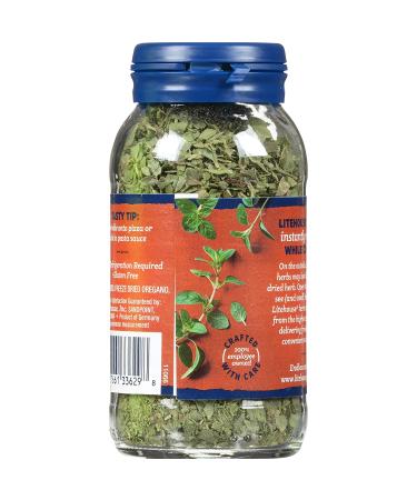 Litehouse Freeze Dried Oregano 0.28oz - Premium Quality Herb for Culinary Delights | Pack of 1 - Buy Online on GoSupps.com