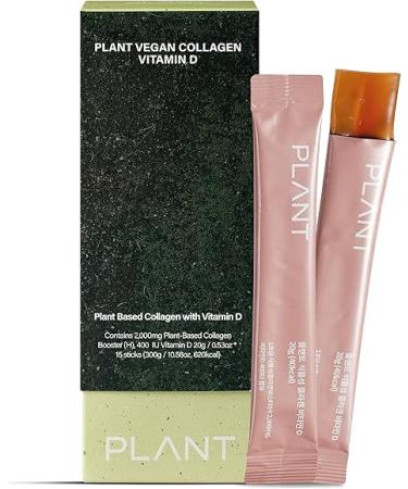 RAWGAPLANT Vegan Collagen with Vitamin D3 - Hibiscus - 15 Sticks