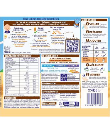 Nestle P'tite Cereal Cocoa Flavor 415 g - Buy Online on GoSupps.com