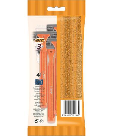 BIC 3 Razors for Men | Sensitive Skin Shaving Solutions | International Shipping Available - Buy Online on GoSupps.com