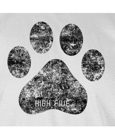 Shirtracer Men's T-Shirt - High Five Dog Paw Gift for Dog Owners - 5XL & Large Sizes Available - International Shipping - Buy Online on GoSupps.com
