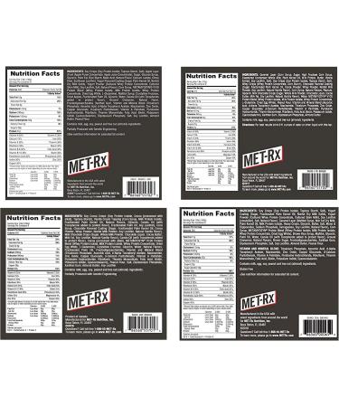 MET-Rx Big 100 Colossal Protein Bars Variety Sampler Pack - 8 Flavors - Healthy Meal Replacement Snack for Energy - Gluten Free - 8 Count - Buy Online on GoSupps.com