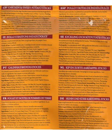 Pet Munchies Chicken and Sweet Potato Dog Treats Healthy Grain Free Dental Sticks with Natural Real Meat 90g Chicken and Sweet Potato 1 count (Pack of 1) - Buy Online on GoSupps.com