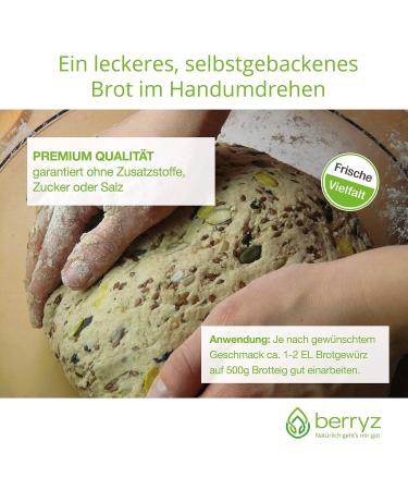 Bavarian Bread Spice Mix 200g | No Caraway Seeds | Freshly Ground Coriander Fennel Anise | Salt-Free & Additive-Free - Buy Online on GoSupps.com