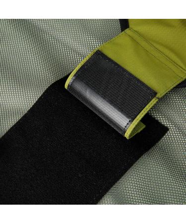 Mile High Life Adjustable Waterproof Pet Jacket - Small Lime Yellow Light Rain Coat with Reflective Strip for Easy Entry - Buy Online on GoSupps.com