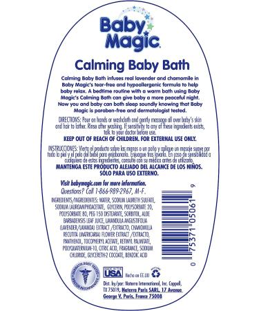 Baby Magic Calming Baby Bath 30oz - Lavender & Chamomile Infused - Buy Online on GoSupps.com