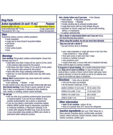 Vicks DayQuil Cough Cold & Flu MultiSymptom Relief 12 Fl Oz - Fast Relief - Buy Online on GoSupps.com