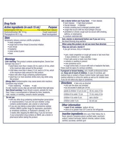 Vicks DayQuil Cough Cold & Flu Almond Relief 12 Fl Oz - Pack of 1 - Buy Online on GoSupps.com