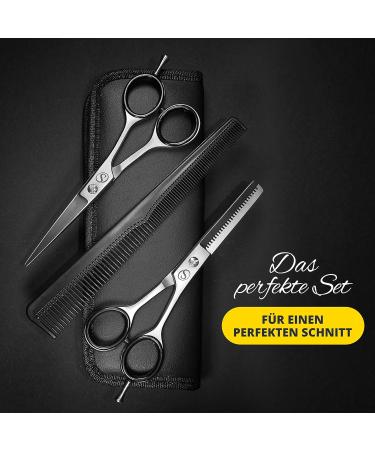Forgewerk Hair Scissors Set | Professional Sharp & Precise Hair Cutting Scissors for Men & Women | Includes Case for Perfect Hairstyles - Buy Online on GoSupps.com