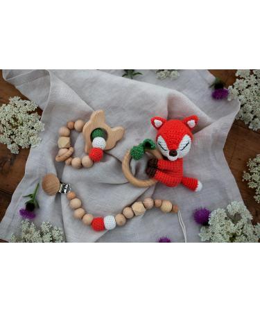 Vintage Crochet Rattle New Baby Gift Set for Boy and Girl | Newborn Baby Shower Gift Box - Buy Online on GoSupps.com