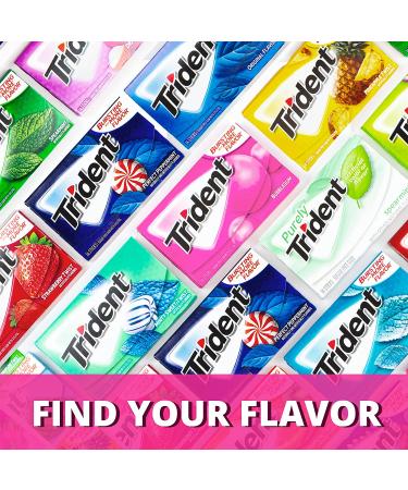 Trident Bubblegum Sugar Free Gum  12 Packs of 14 Pieces (168 Total Pieces) Bubble Gum - Buy Online on GoSupps.com