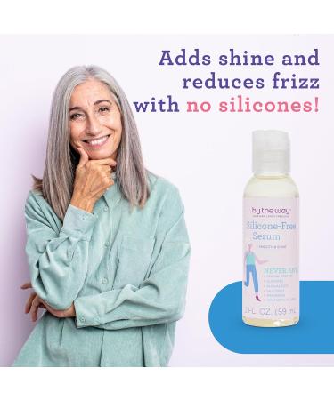 BTW Co. Vegan Smooth & Shine Hair Serum - Silicone Free Repair Damage & Add Shine for Color Treated Hair - 2 oz Clean Hair Treatment - Buy Online on GoSupps.com