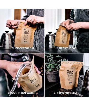 Ultimate Coffee Gift Set: 5 Specialty & Organic Estates for Outdoor Lovers | Perfect Gift for Men & Women | Brew Anytime Anywhere - Buy Online on GoSupps.com