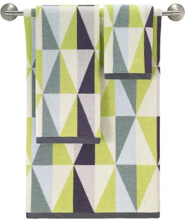 Avanti Linens Adler Collection Harlequin Multicolor Washcloth - Soft & Absorbent Cotton Towel - Buy Online on GoSupps.com