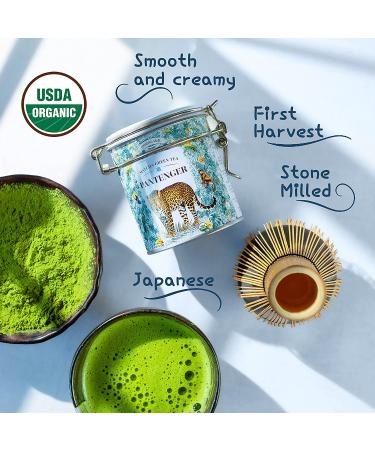 Pantenger Ceremonial Grade Matcha 1oz - USDA Organic Japanese Green Tea Powder - Buy Online on GoSupps.com
