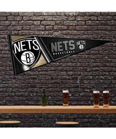 Rico Industries NBA Brooklyn Nets Wall Decoration - 30.5 x 76.2 cm | Perfect for Home Bedroom & Man Cave - Buy Online on GoSupps.com
