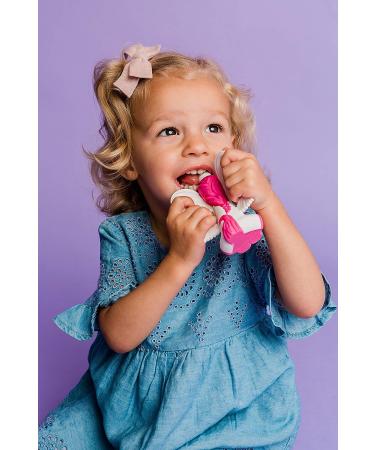 Baby Banana Magical Unicorn Training Teether Toothbrush for Infant, Baby, Toddler - Buy Online on GoSupps.com