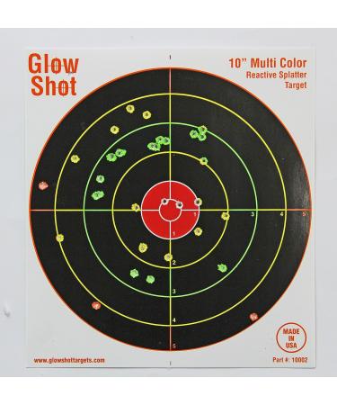 50 Pack GlowShot Multi-Color Reactive Splatter Targets for Gun and Rifle - Tagboard - High Visibility - Buy Online on GoSupps.com