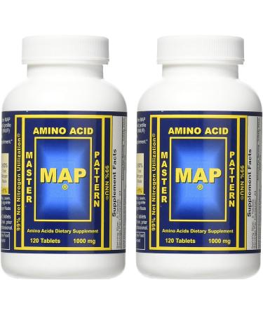 INRC Map Master Amino Acid Pattern 1000mg Muscle Building - 120 tablets (Pack of 2) - Buy Online on GoSupps.com