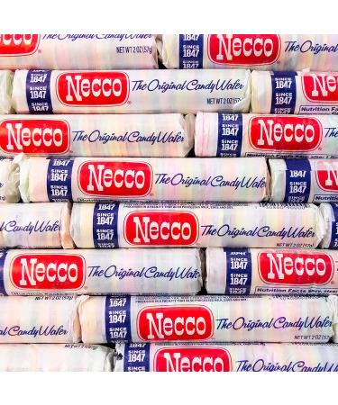 Necco Wafers Display Pack - Original Candy Wafers, 2-Ounce Rolls (Pack of 24) - Buy Online on GoSupps.com