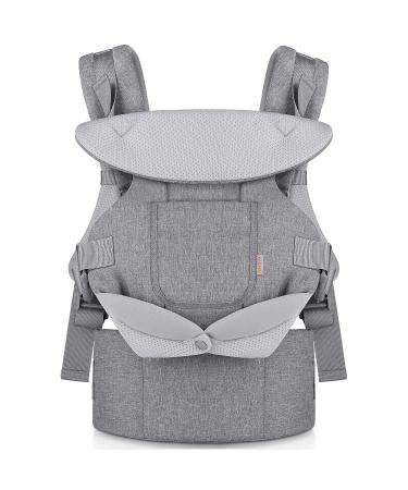 Gagaku Baby Carrier for 0-36 Months | Easy Face-In & Face-Forward Wear | Gray - Comfortable & Versatile for Toddlers - Buy Online on GoSupps.com