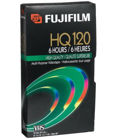 Fuji 23021121 HQ T-120 VHS Video Cassette (Discontinued by Manufacturer)