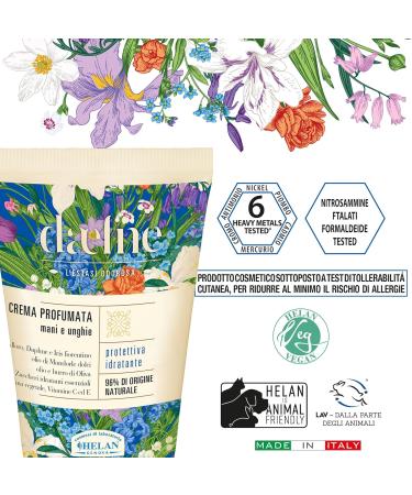  Helan Helan Daefne - Revitalizing hand cream for dry and chapped hands with vitamins C and E for nails with plant-based keratin moisturizing cream 96% natural origin 50 ml Made in Italy - Buy Online on GoSupps.com