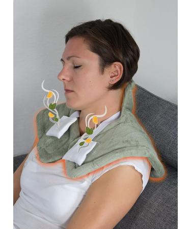Hydas Neck/Shoulder Heating Pad with Scented Cover - Stress Relief & Comfort for International Shipping - Buy Online on GoSupps.com