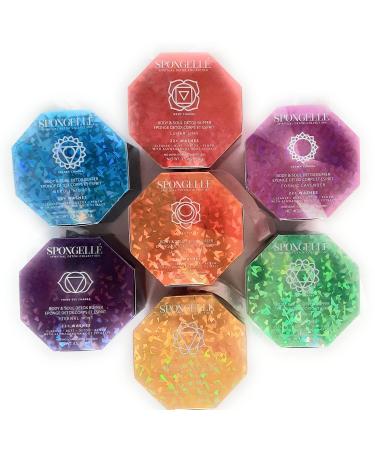 Spongelle Body Wash Infused Buffer - White Medium | Luxurious Exfoliating Bath & Body Care | International Shipping Available - Buy Online on GoSupps.com