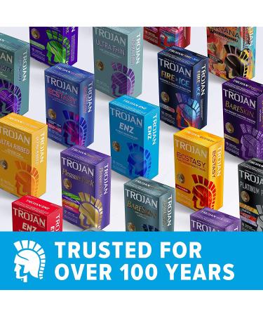 Trojan NaturaLamb Luxury Latex-Free Condoms - 10 Count Pack - Buy Online on GoSupps.com
