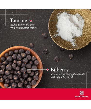 Health Concerns Bil Lutein Eye Health & Vision Support Lutein Bilberry & Taurine Supplement Antioxidants for Retinal Health Night Vision Circulation & Macular Degeneration 60 Capsules 1 Count (Pack of 60) - Buy Online on GoSupps.com